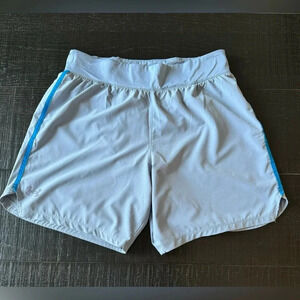 Under Armour Men SpeedPocket Lined Running Shorts Light Blue  Size Large
